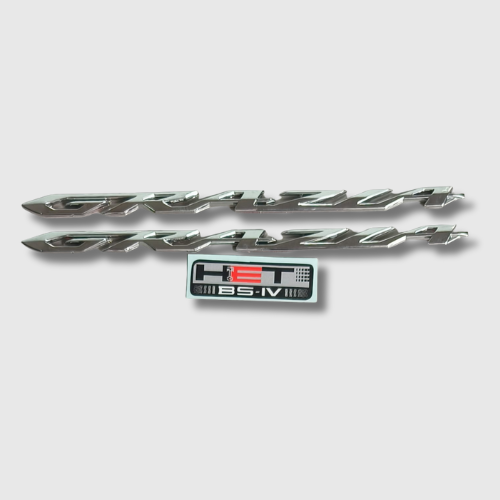 Monogram Name Plate for Honda Grazia – original-style emblem for body panel restoration.