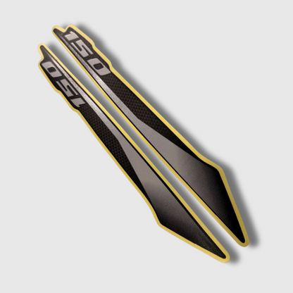 Best Selling Stckr Tail Panel Pulsar 150 UG8 Blk/Chrome for Bajaj Two-wheelers