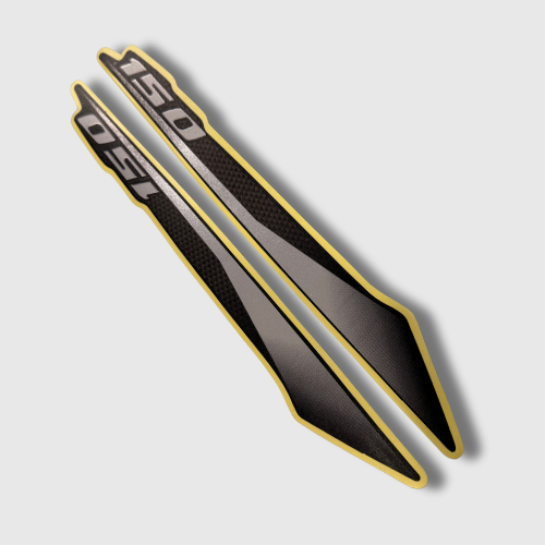 Stckr Tail Panel Pulsar 150 UG8 Blk/Chrome (NAR0997)