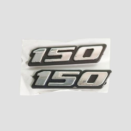 Best Selling Stckr Tail Panel Letter 150 [Chrome] Pulsar for Bajaj Two-wheelers