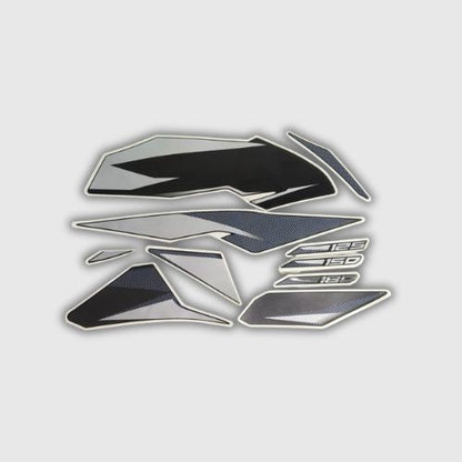 Stckr Set Pulsar 150 BS6 UG10 Blk/Grey (NAR1136)