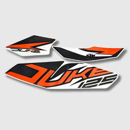 Stckr Set Duke 125 T1 Blk Tank (NAR1151)