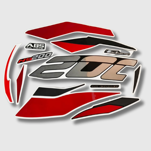 Stckr Set Pulsar 200NS BS6 T3 Blk Tank (NAR1172)