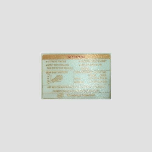 Best Selling Stckr Tank Chart RTR160 [Red/Titanium/Yel Tank] for TVS Two-wheelers