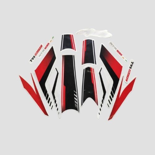 Genuine Stckr Set RTR160 BS6 [2020] Whi for TVS Two-wheelers