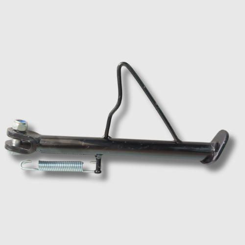 Side Stand Assembly for TVS RTR 4V – strong metal support stand with bracket and spring.