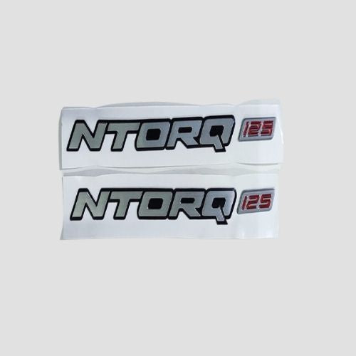 Reliable Stckr Monogram [Slvr] Ntorq for TVS Two-wheelers