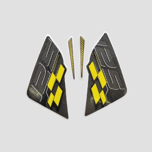 Durable Stckr Nose Ntorq 125 [2020] Race Edition Yel Shield for TVS Two-wheelers