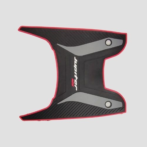 Perfect Replacment Centre Mat 3D Jupiter 125 Blk/Red for TVS Two-wheelers