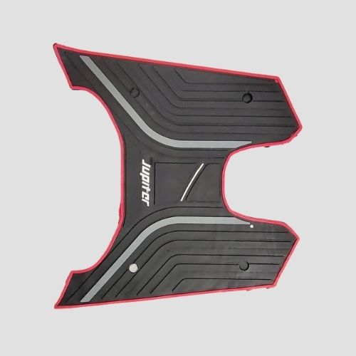 Best Selling Centre Mat 3D Jupiter Blk/Red for TVS Two-wheelers