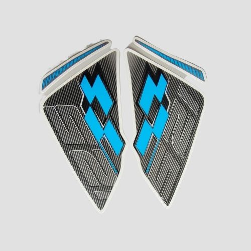 Reliable Stckr Nose Ntorq 125 [2023] Race Edition Blue Shield for TVS Two-wheelers