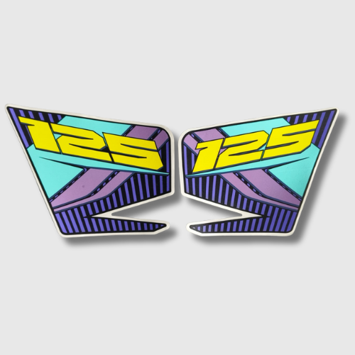 Nose Sticker for TVS Ntorq 125 [2024] – common front decal for a sharp, sporty appearance.