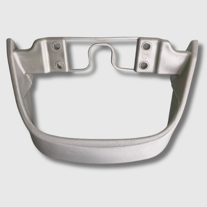 Seat Ring [Silver PVC] for TVS Star Sport, protective and stylish seat trim for lasting durability.