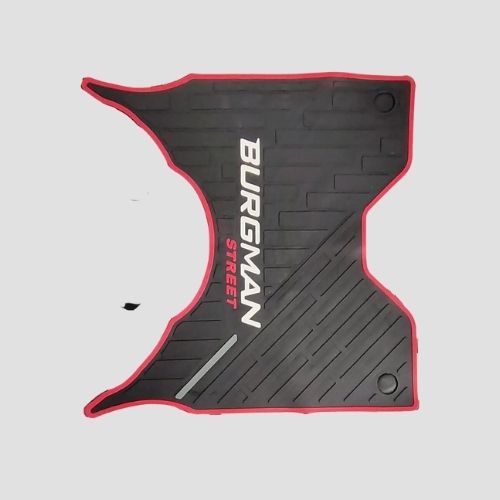 Genuine Centre Mat 3D Burgman Street Blk/Red for Suzuki Two-wheelers