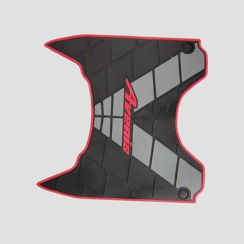 Perfect Replacment Centre Mat 3D Avenis Blk/Red for Suzuki Two-wheelers